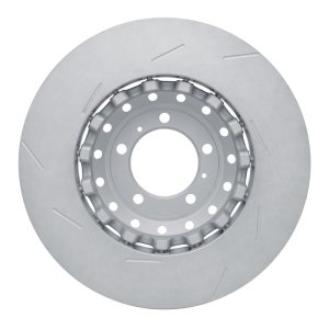 Porsche Panamera Brake Rotor (1) - Front Right - R1 Concepts - Slotted Carbon Alloy GeoMET - `10-`16